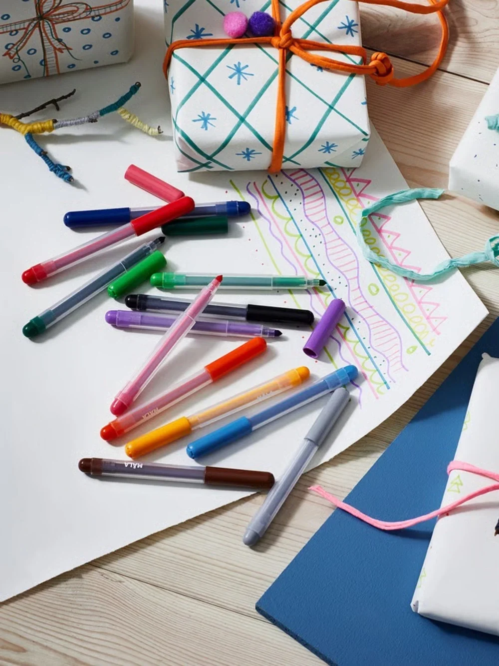 MALA Felt-tip Pens Set — Multicolor (24-Pack)